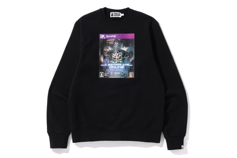 PROMO BAPE Game Package Crewneck Black