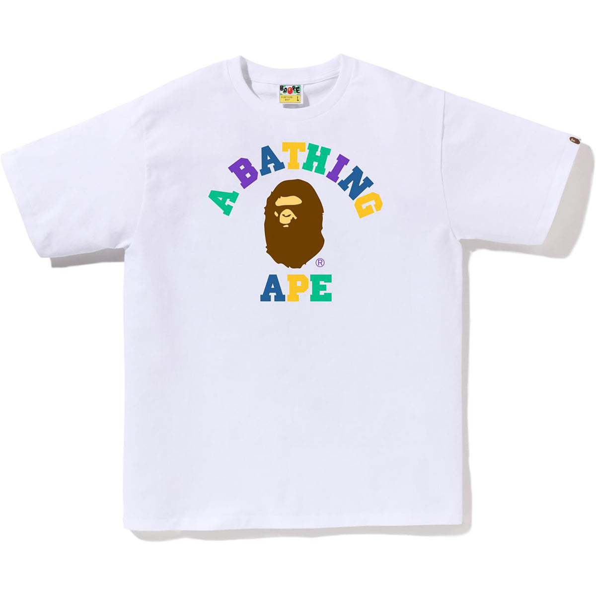 PROMO BAPE Colors College Tee White