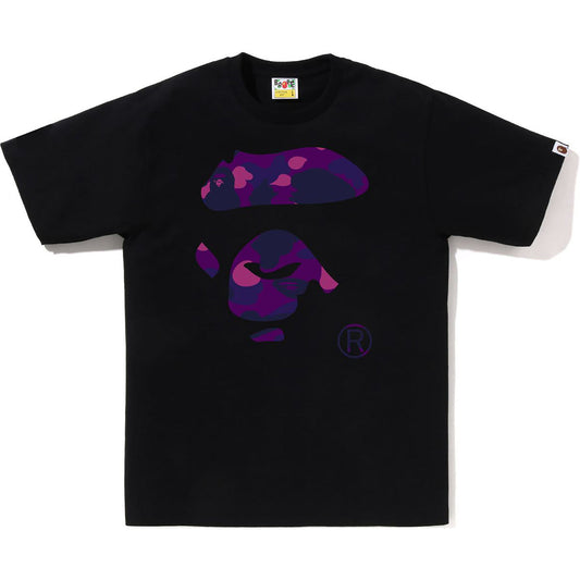 PROMO BAPE Purple Ape Face Head Black