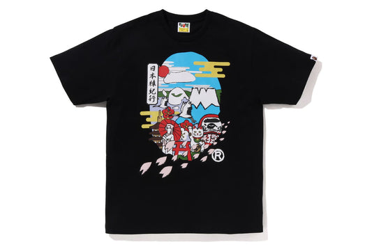 PROMO BAPE Japan Culture Ape Head Tee Black