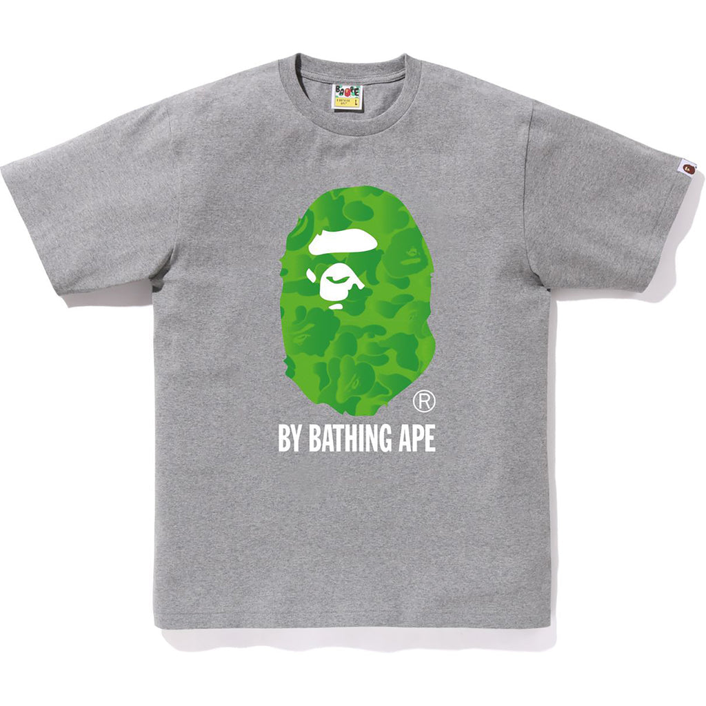 PROMO BAPE Slime Green By Bathing Ape Tee Grey