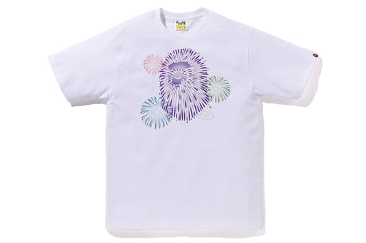 BAPE Fireworks Tee White