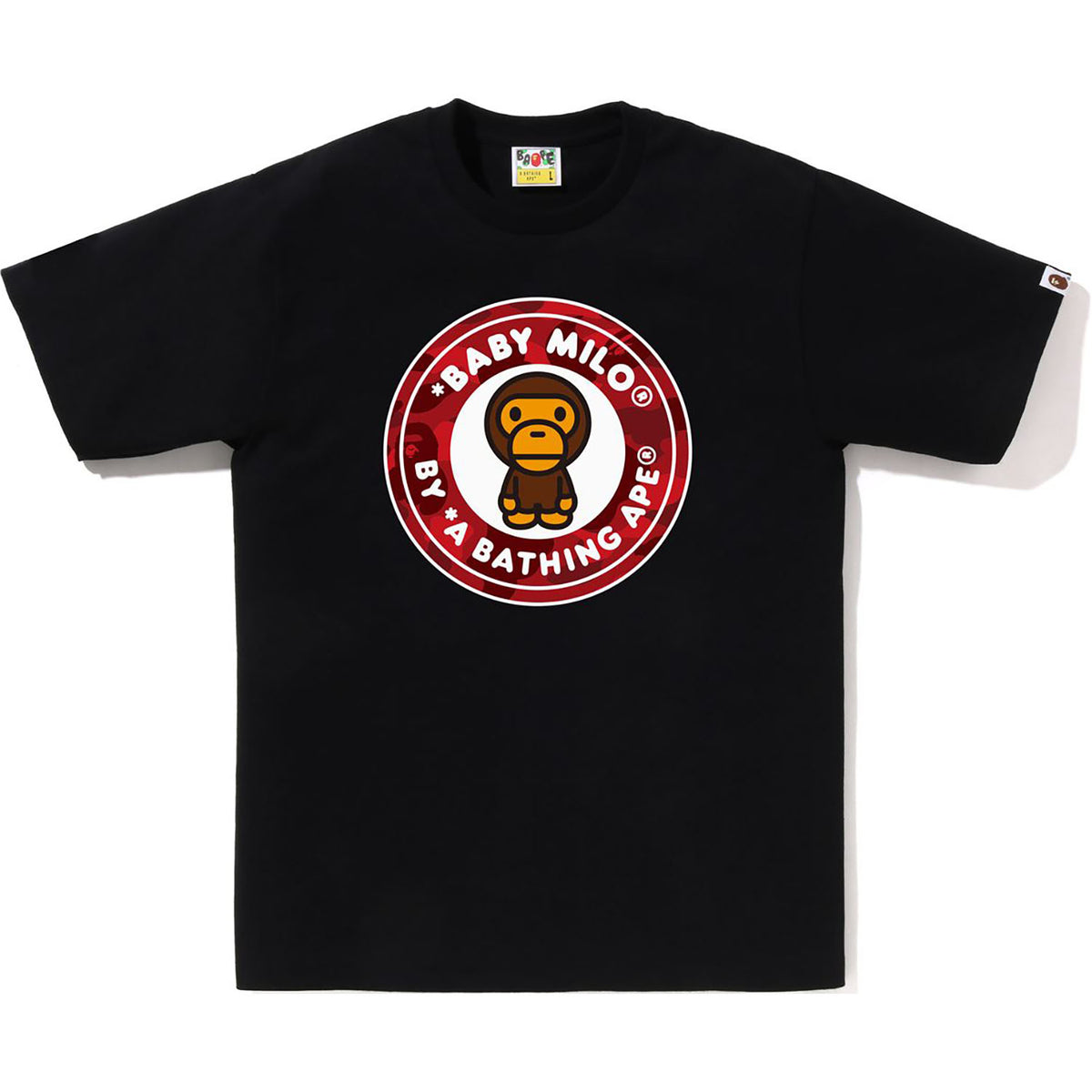 Black Friday BAPE Red Baby Milo Tee Black