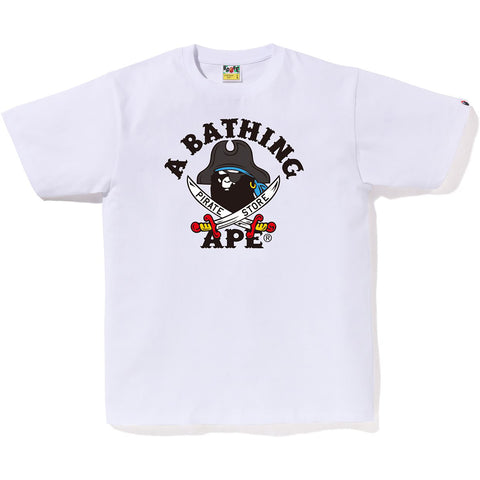 BAPE Captain Ape Pirate Tee White