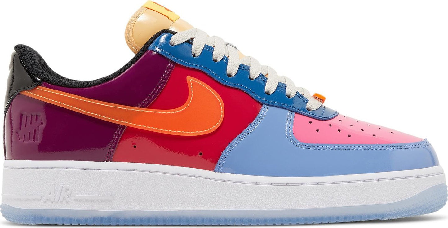 USED Nike Air Force 1 Low SP Undefeated Multi-Patent Total Orange