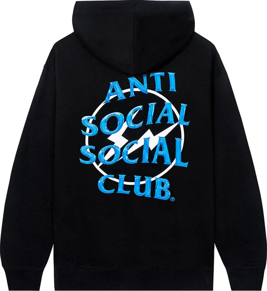 Black Friday Anti Social Social Club Fragment Blue Hoodie Black