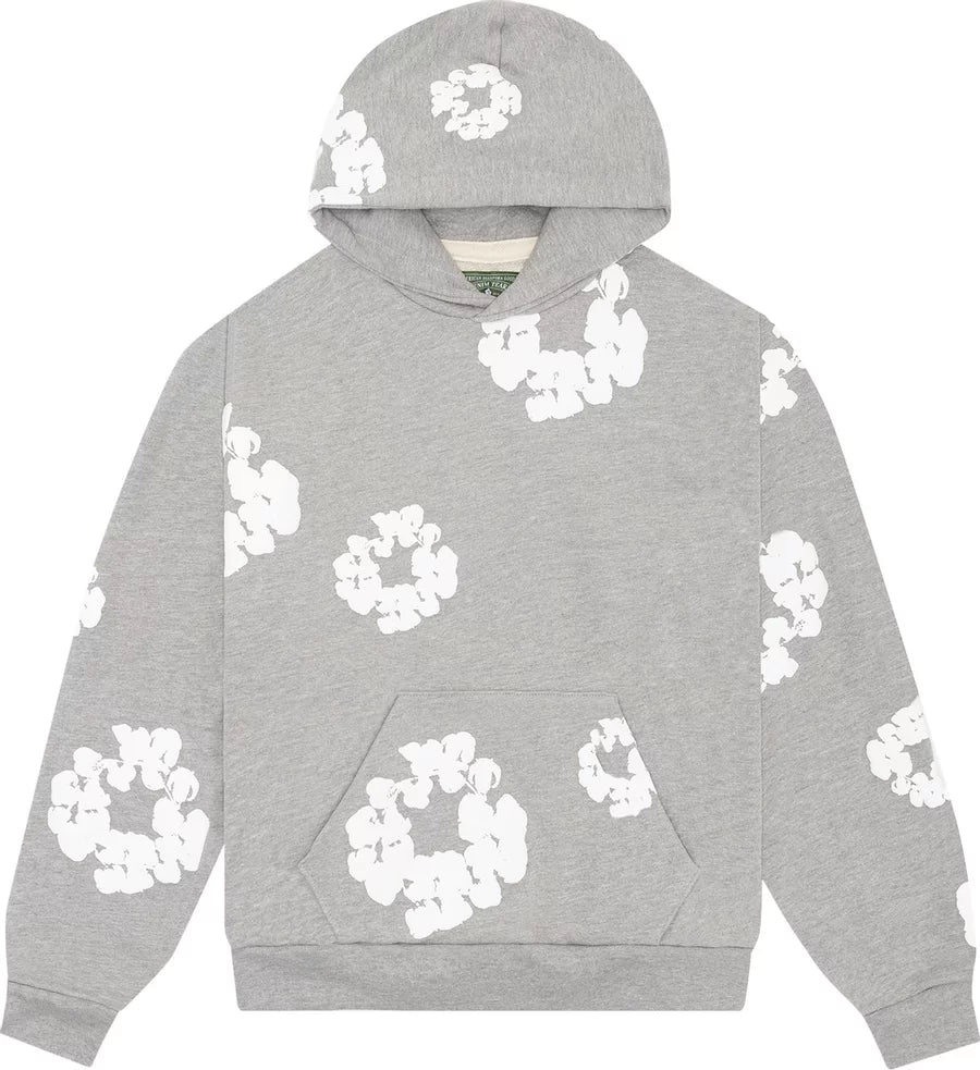 Denim Tears Cotton Wreath Hoodie Grey