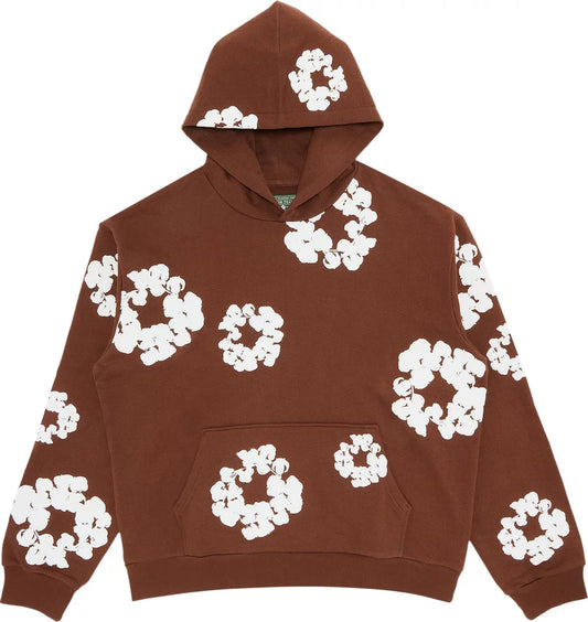 Denim Tears Cotton Wreath Hoodie Brown