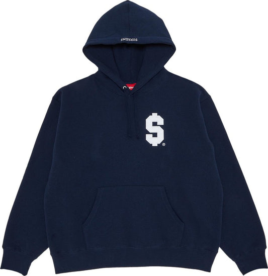 Supreme $ Hooded Sweatshirt Navy