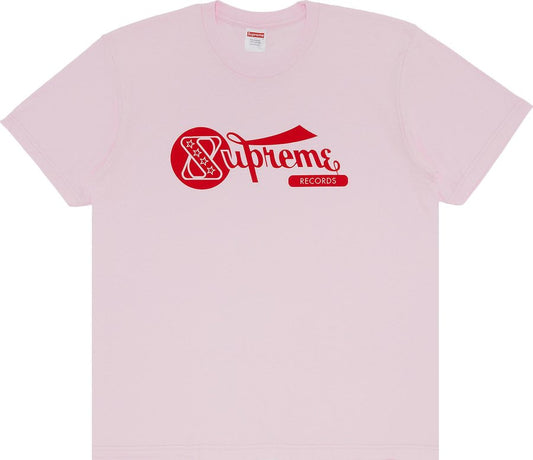 Black Friday Supreme Records Tee Pink