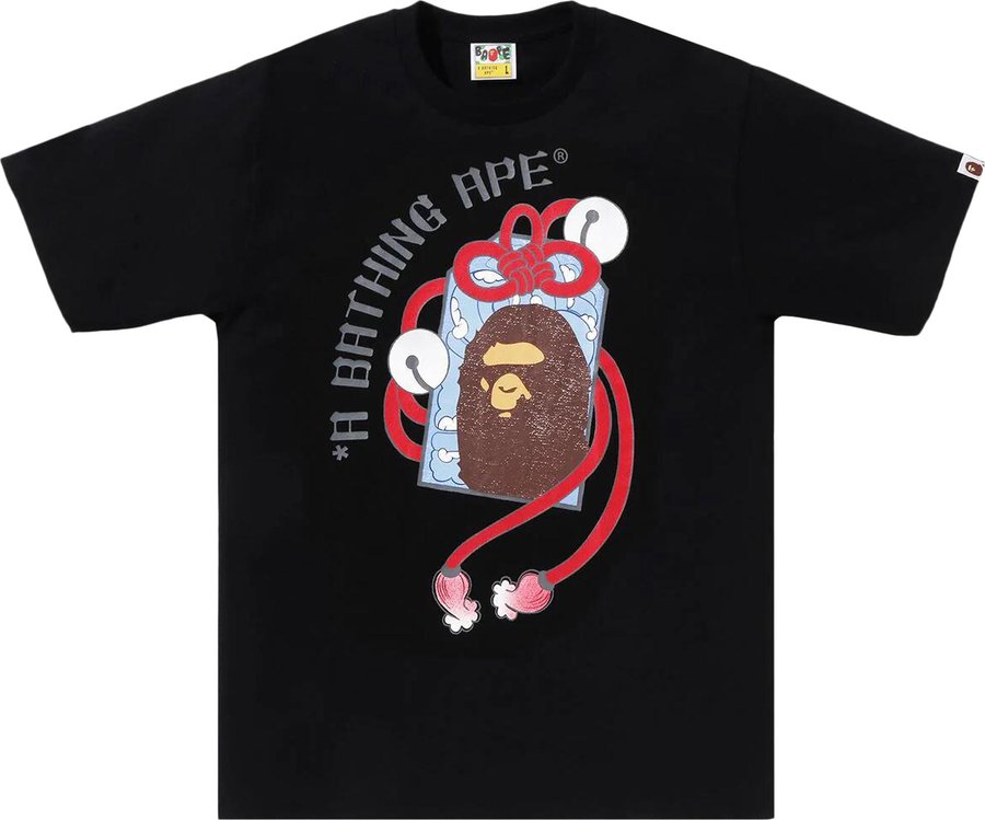 PROMO BAPE Charm Tee Black