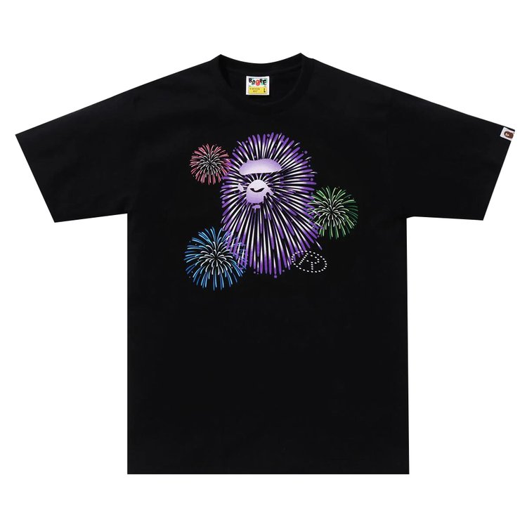 PROMO BAPE Fireworks Tee Black