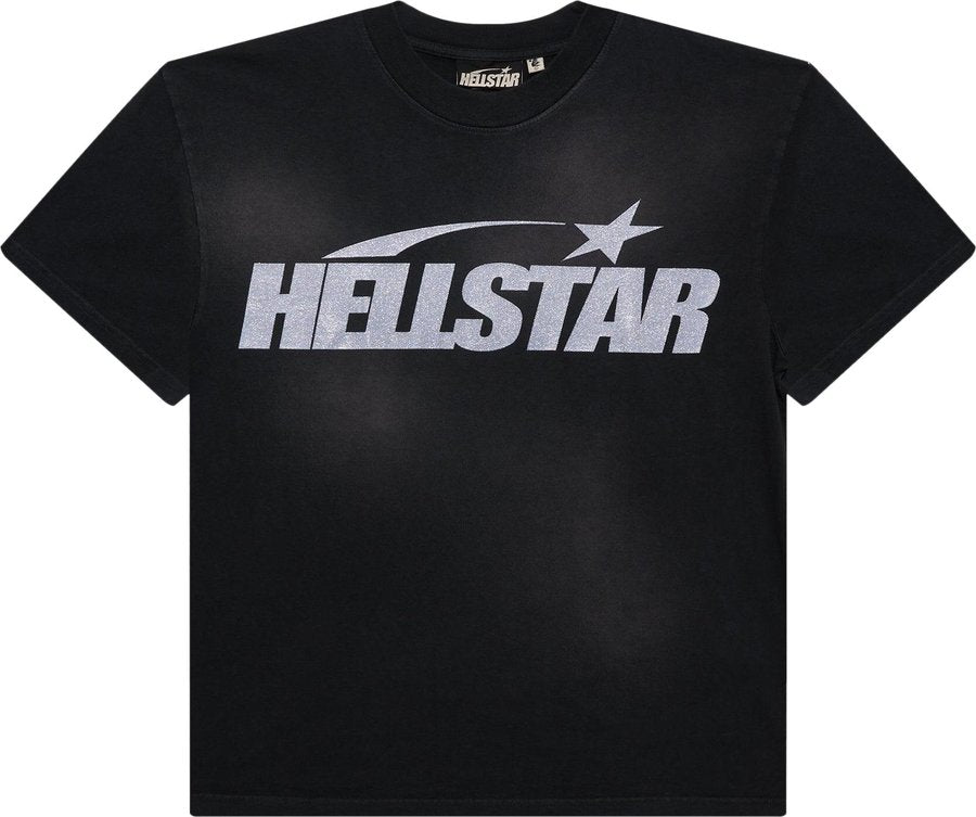 Hellstar Classic Glitter Tee Black