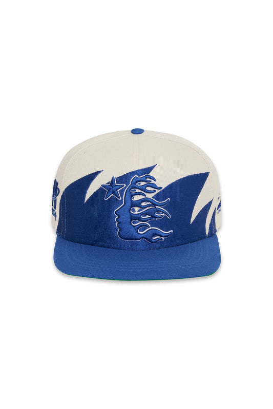 Hellstar SharkTeeth Snapback Hat Blue