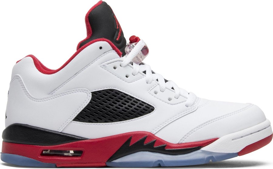 PROMO USED Jordan 5 Retro Low Fire Red