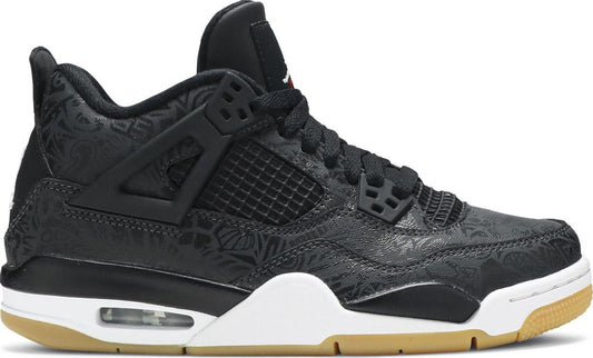 Jordan 4 Retro Laser Black Gum (GS)