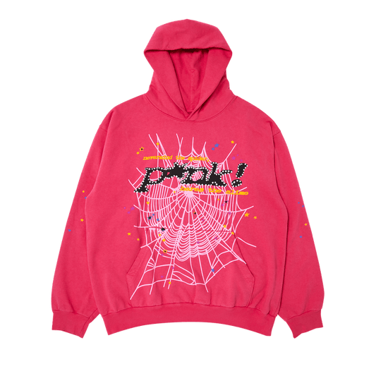 Sp5der P*NK Hoodie Pink