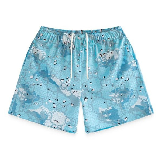 Bravest Studios Blue Camo Shorts