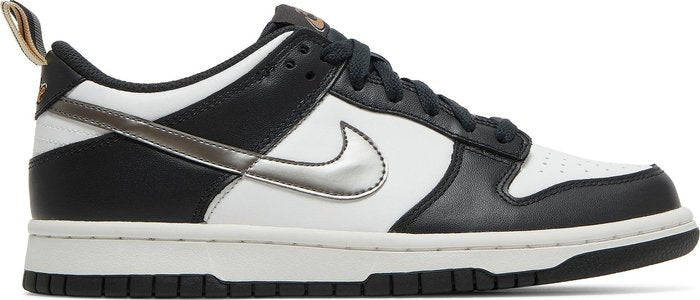 PROMO Nike Dunk Low Black White Metallic (GS)