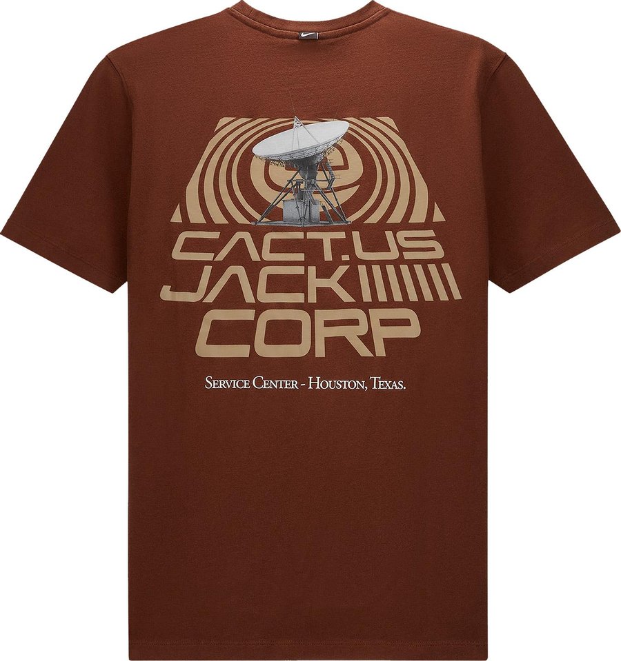 PROMO Cactus Jack by Travis Scott x Nike NRG BH Short-Sleeve Tee Brown