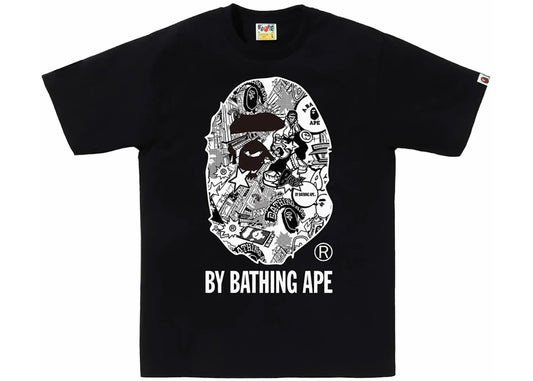 BAPE Comic Tee Black