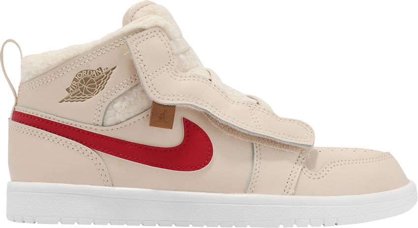 Jordan 1 Mid ALT Utility Fleece Pearl White (PS)