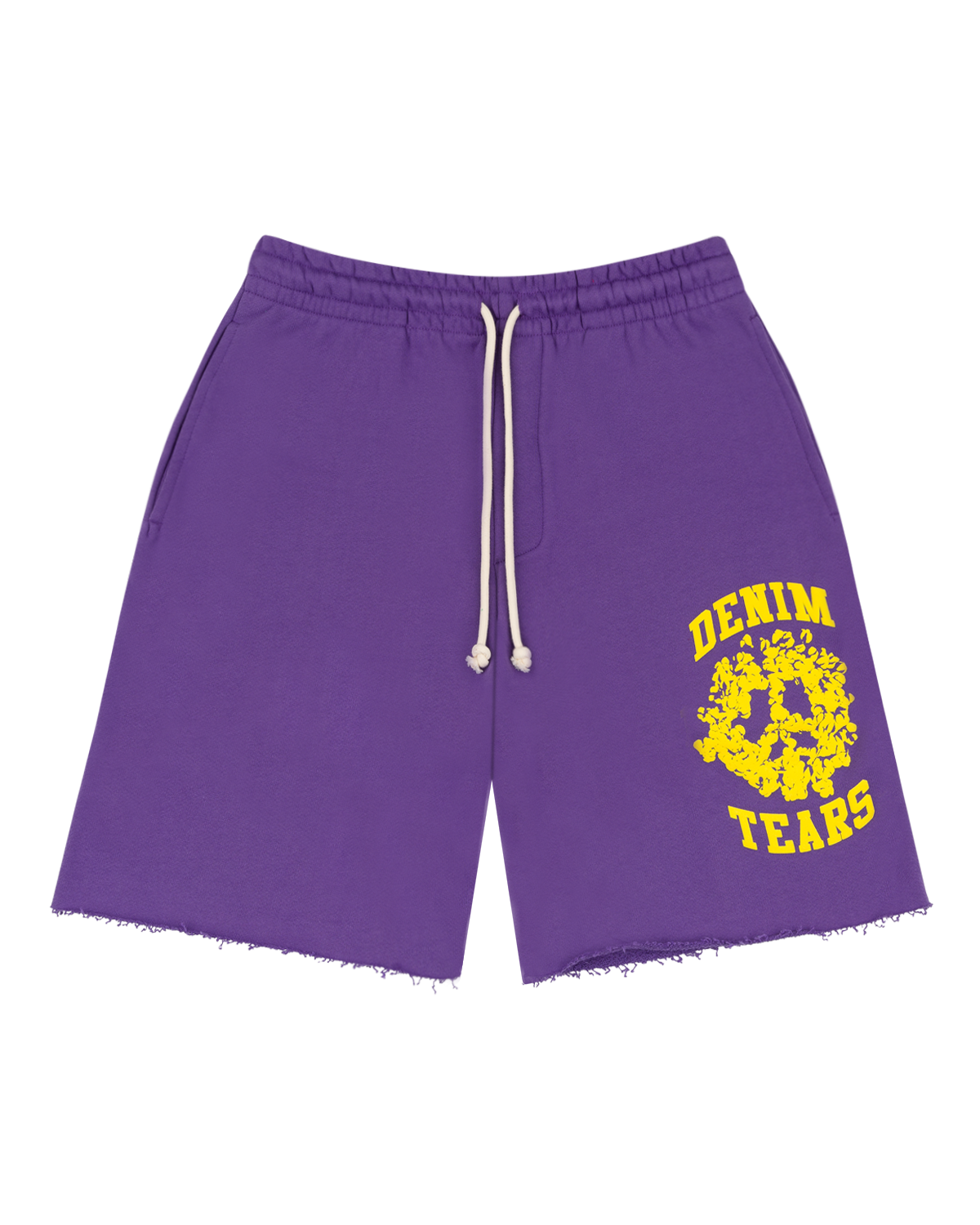 Denim University Sweat Shorts Purple