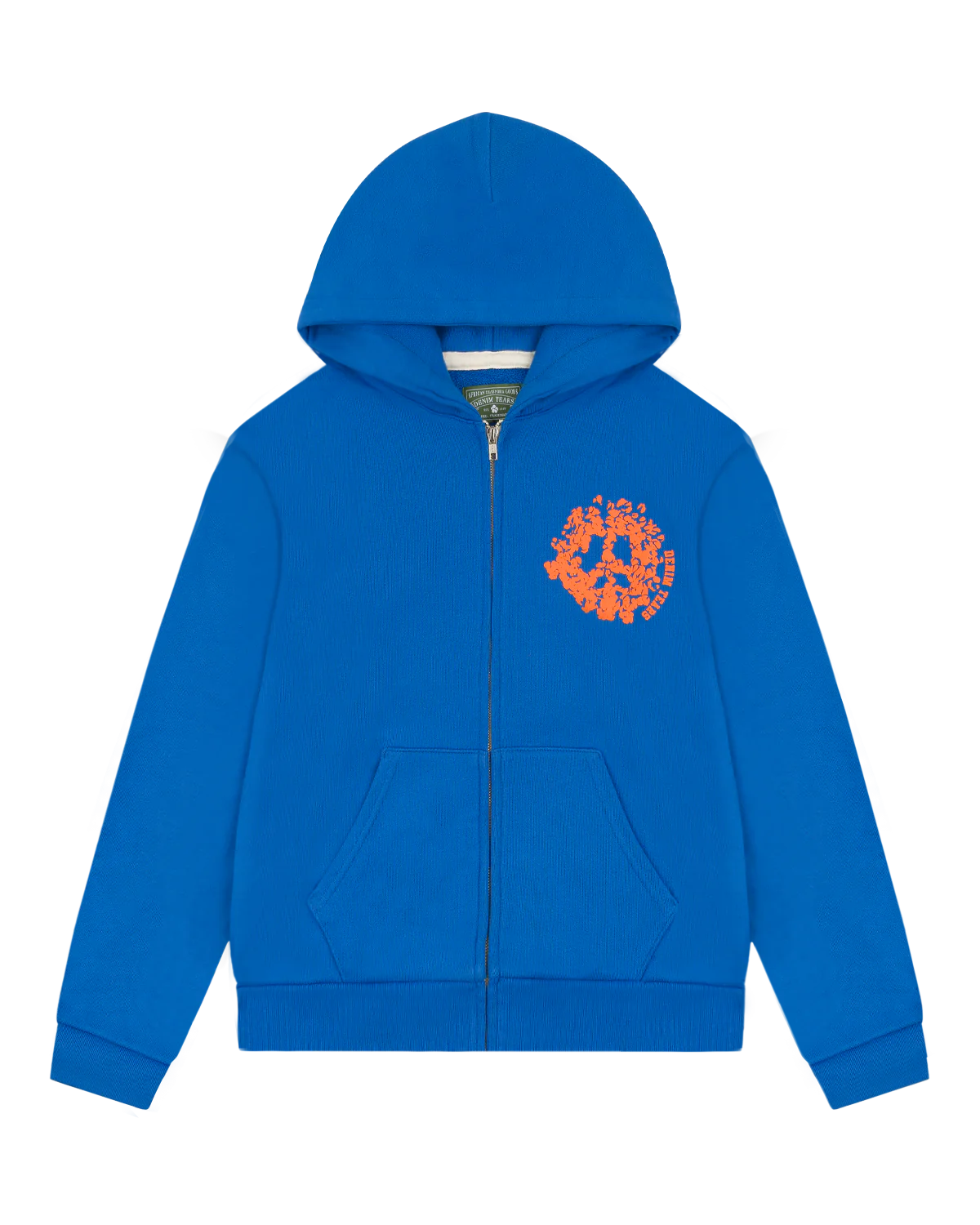 Denim Tears Denim University Zip Hoodie Royal Blue