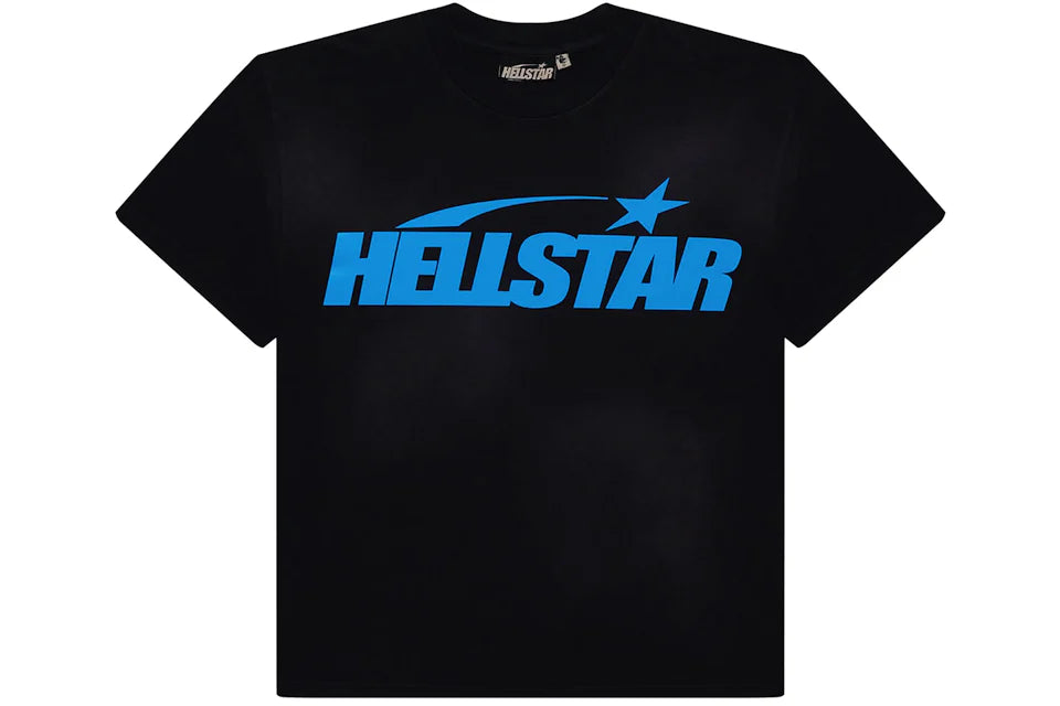 Hellstar Classic Tee (Regular Print) Black/Blue