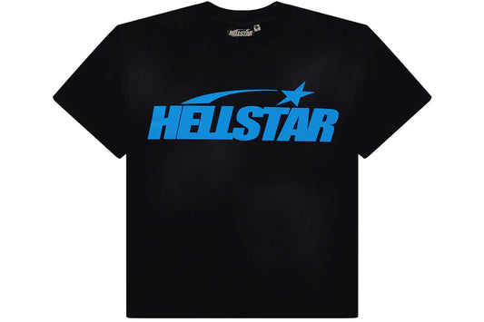 Hellstar Classic Tee (Regular Print) Black/Blue