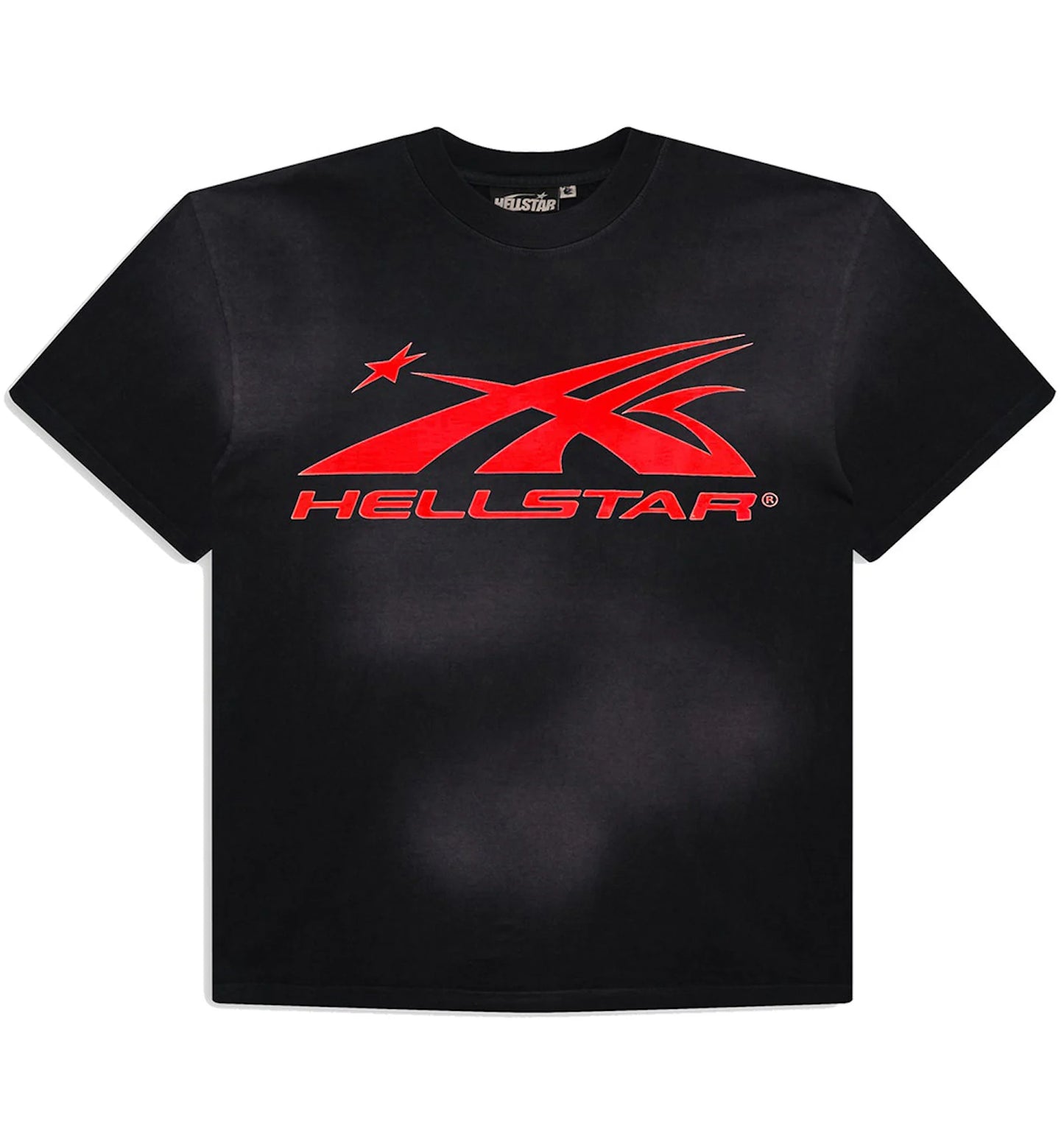 Hellstar Sport Gel Logo Red Tee Black