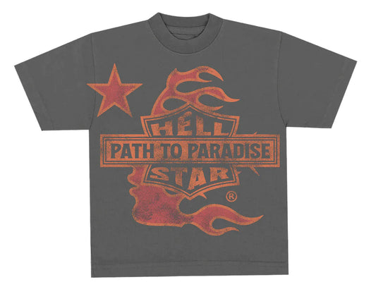 PROMO Hellstar Studios Path To Biker Tour Tee Grey