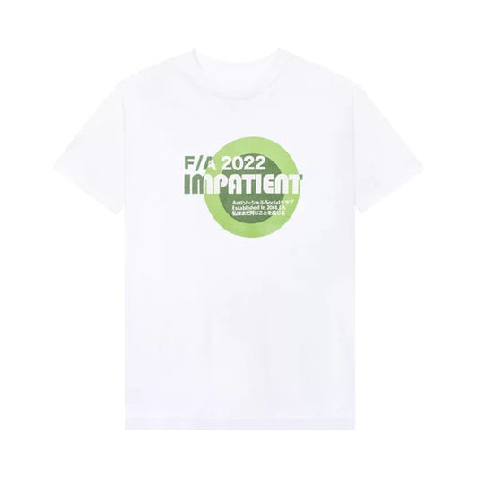 Anti Social Social Club Green Impatient Tee White