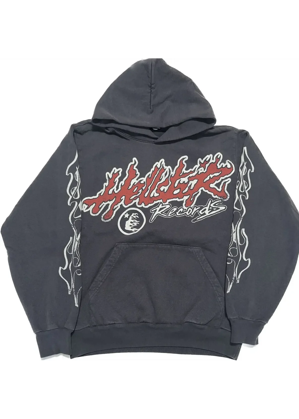 Hellstar Studios Records Tour Hoodie Faded Black