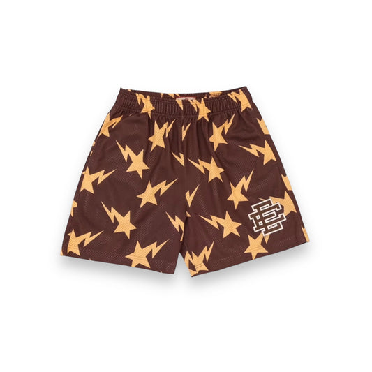 Eric Emanuel x BAPE Miami Basic Short Brown/Yellow