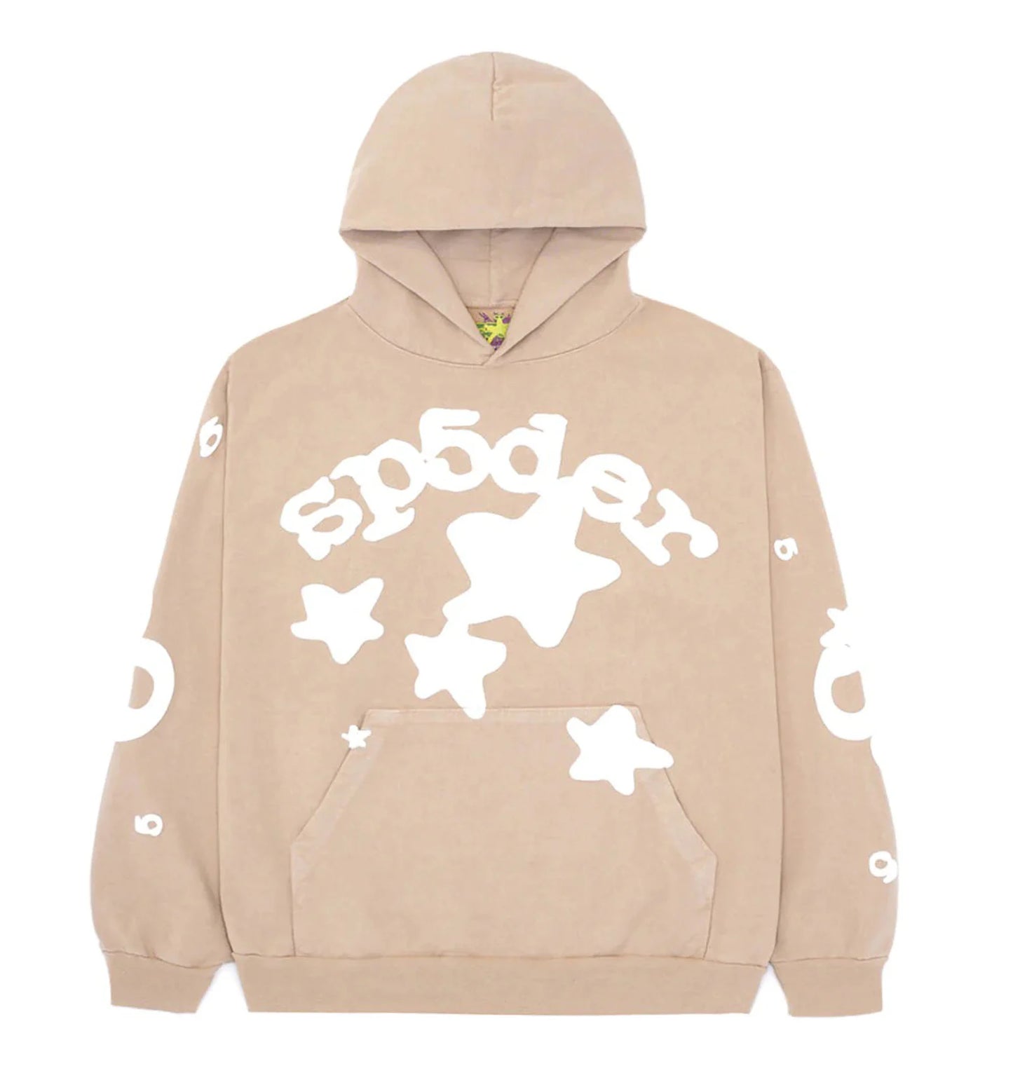 Sp5der Beluga Hoodie Sand