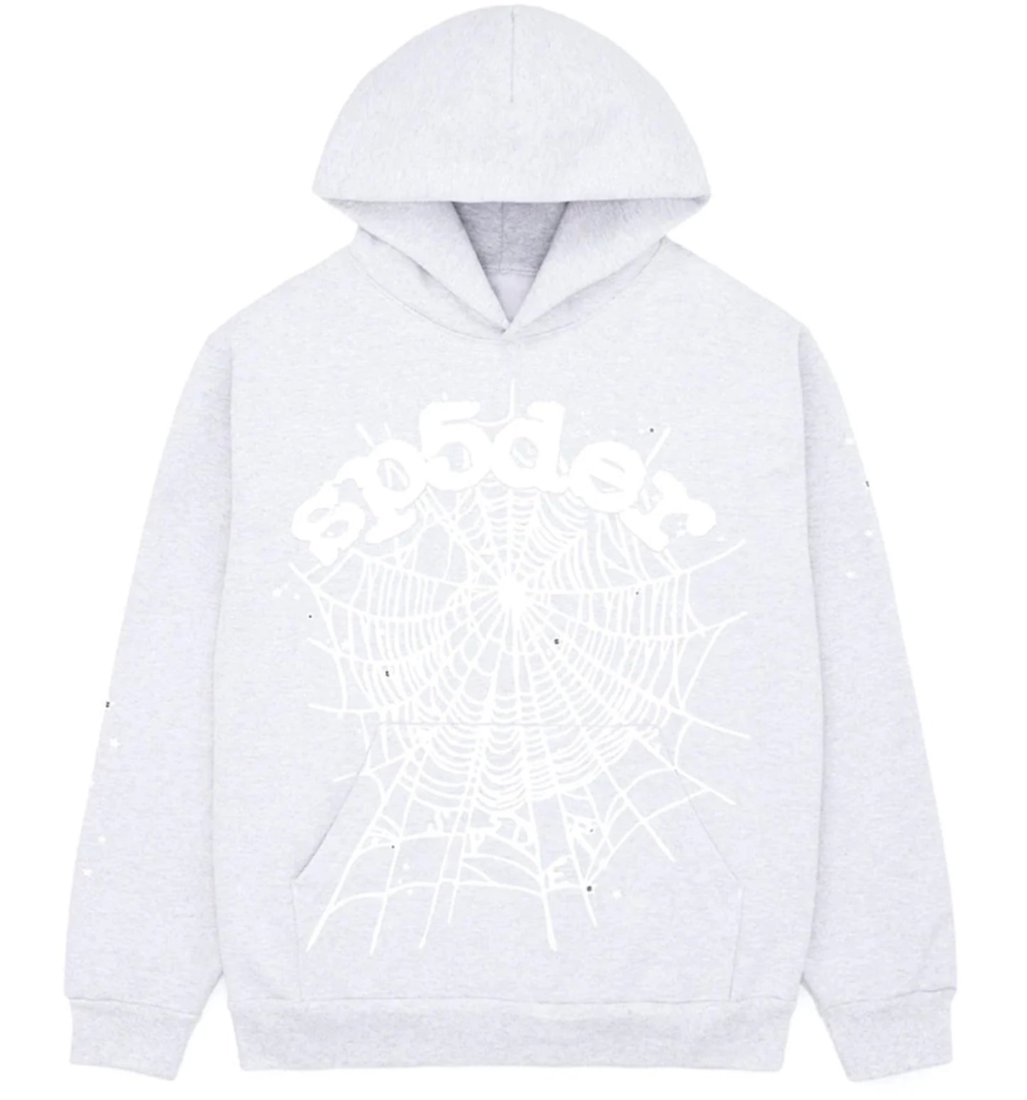 Sp5der OG Web Hoodie Heather Grey