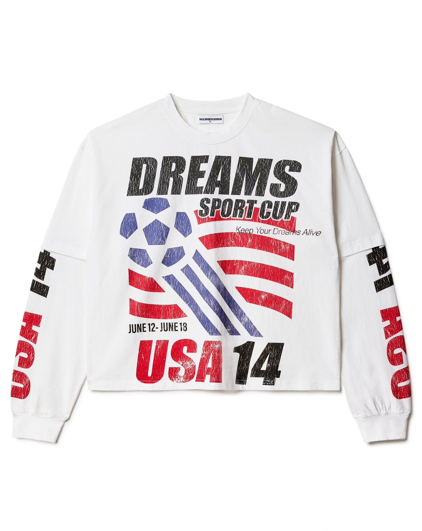 Vale Forever  USA14 WHITE LONGSLEEVE