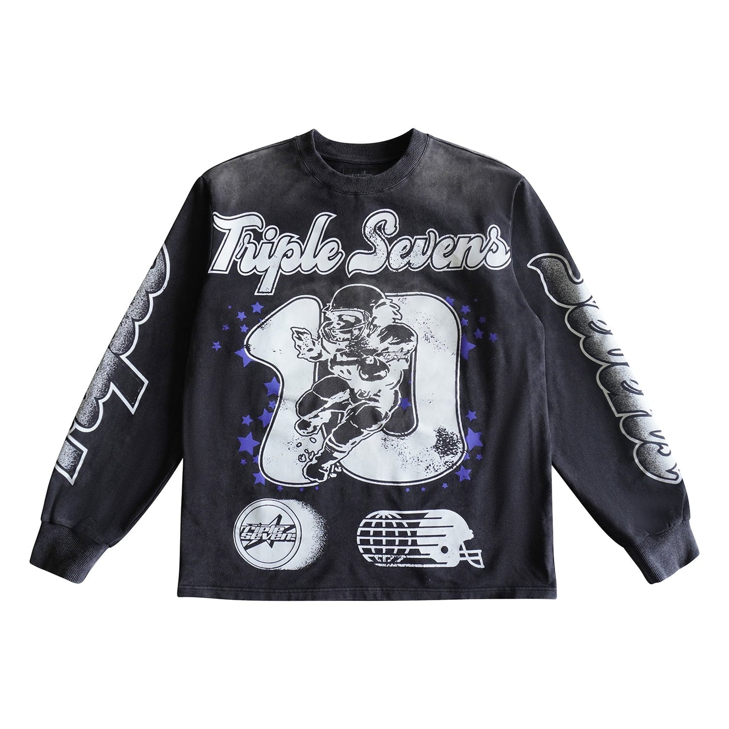 TRIPLE SEVENS ALL STAR LONG SLEEVE TEE [BLACK]