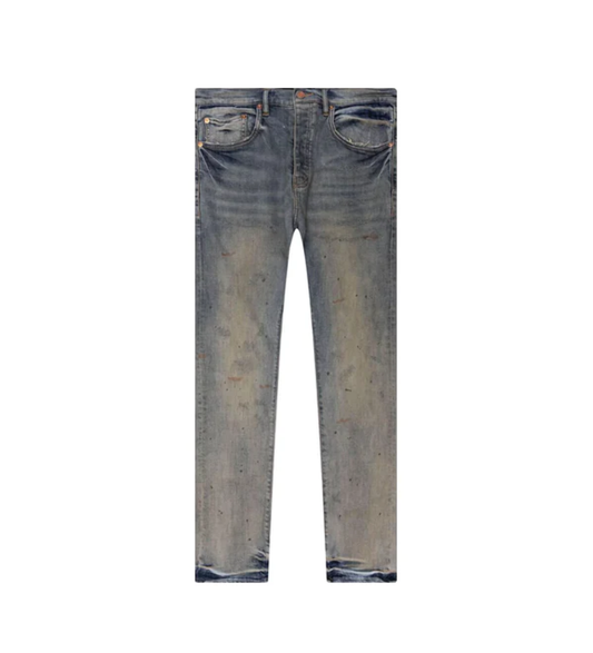 Purple Brand Indigo Oil Repair Jeans