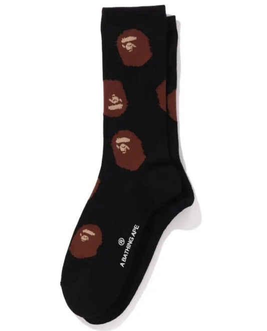 A BATHING APE Ape Head Socks (Black)