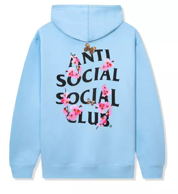 PROMO Anti Social Social Club Blue Flower Hoodie